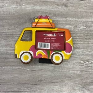 VtG NWT Woodstock bus Yellow picture frame